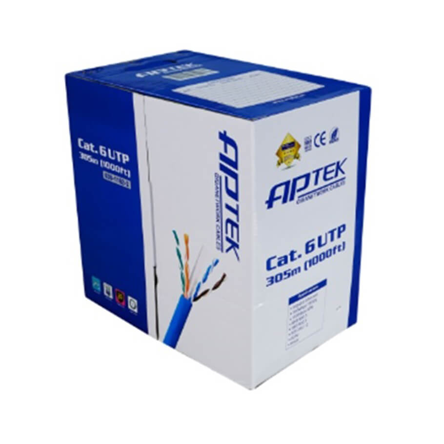 Cáp mạng APTEK CAT.6 UTP Copper (630-1102-3)